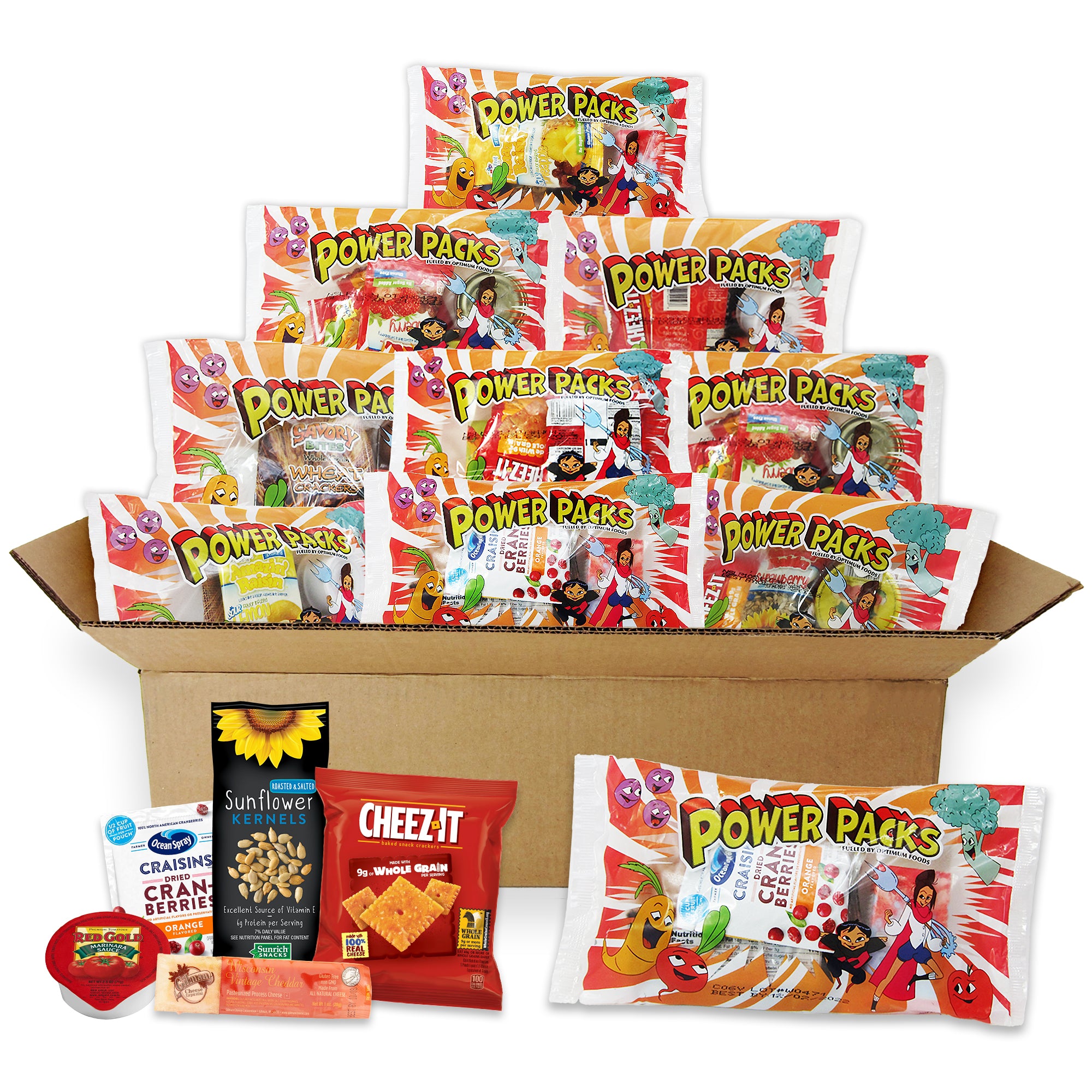 Merch Food Pack STANDARD Optimum Foods Power Packs Variety Meal Kit (24 Count) - CACFP